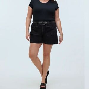 Madewell The Curvy Denim Emmett Short: Patch Pocket Edition
